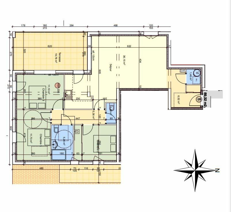 Vente Appartement 81m² 4 Pièces à Orange (84100) - Adn Immo